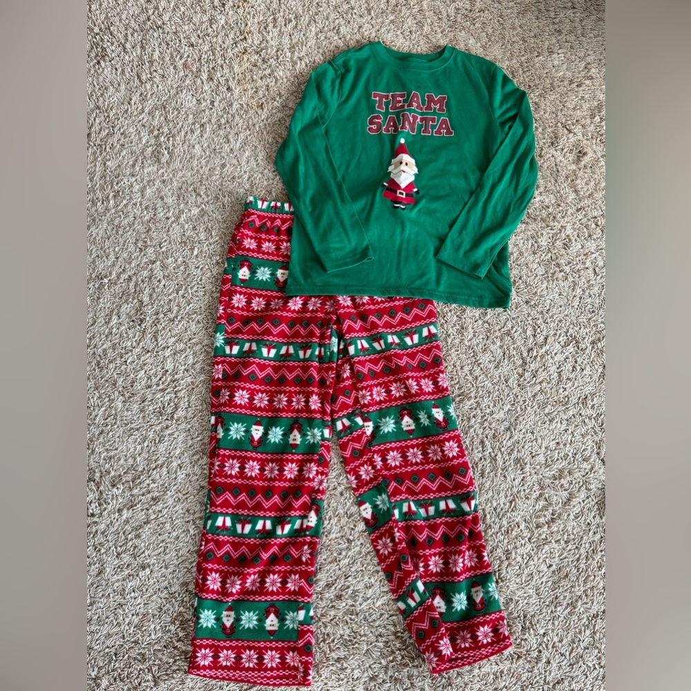 Fleece Christmas Pajama Set